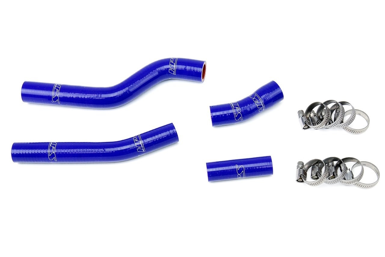 HPS Blue Reinforced Silicone Radiator Hose Kit Coolant Yamaha 07-09 WR450F