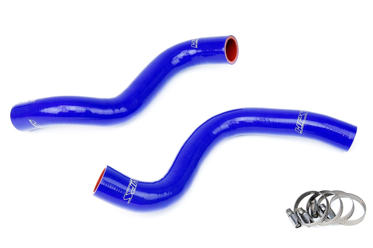 HPS Blue Reinforced Silicone Radiator Hose Kit Coolant Toyota 09-13 Prius 1.8L