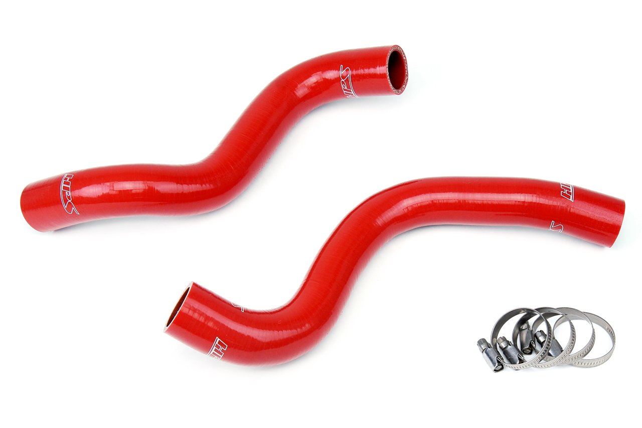 HPS Red Reinforced Silicone Radiator Hose Kit Coolant Lexus 11-13 CT200h