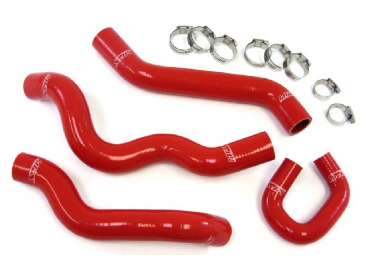 HPS Red Reinforced Silicone Radiator Hose Kit Coolant Chevy 08-10 Cobalt SS 2.0L Turbo