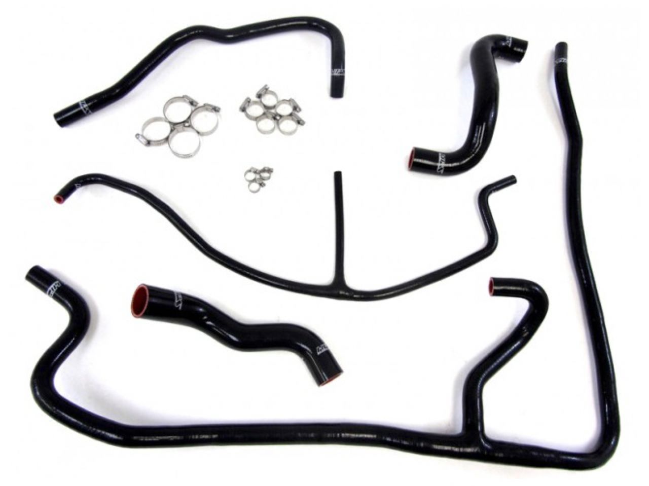 HPS Reinforced Black Silicone Radiator + Heater Hose Kit Coolant Chevy 09-13 Corvette Z06 LS7 7.0L V8