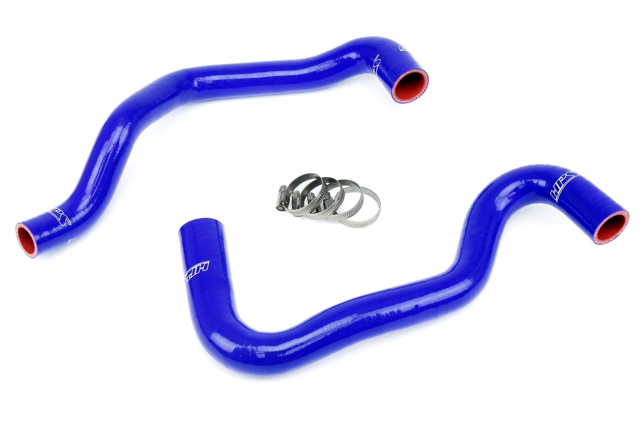 HPS Blue Reinforced Silicone Radiator Hose Kit Coolant Ford 11-13 Fiesta 1.6L