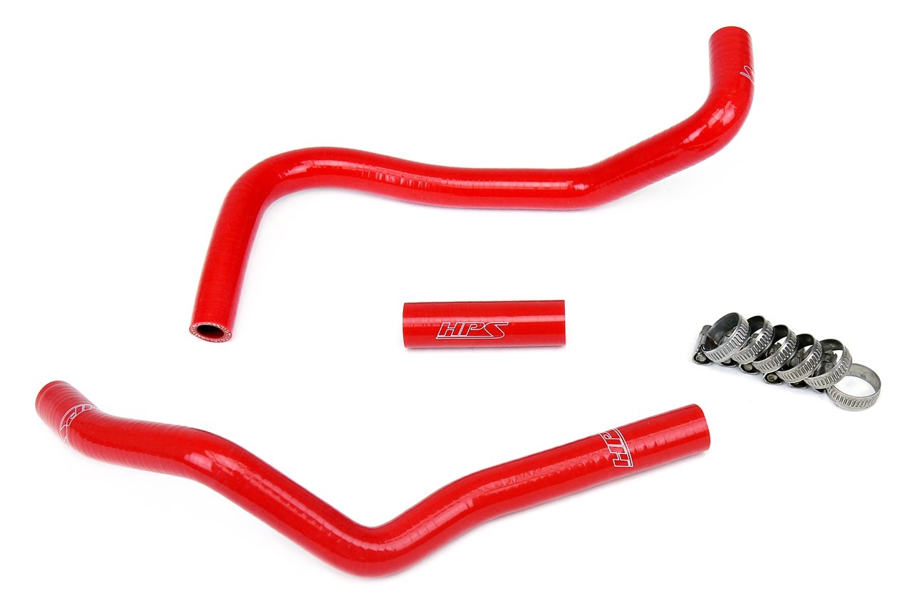 HPS Red Reinforced Silicone Heater Hose Kit Scion 13-16 FRS