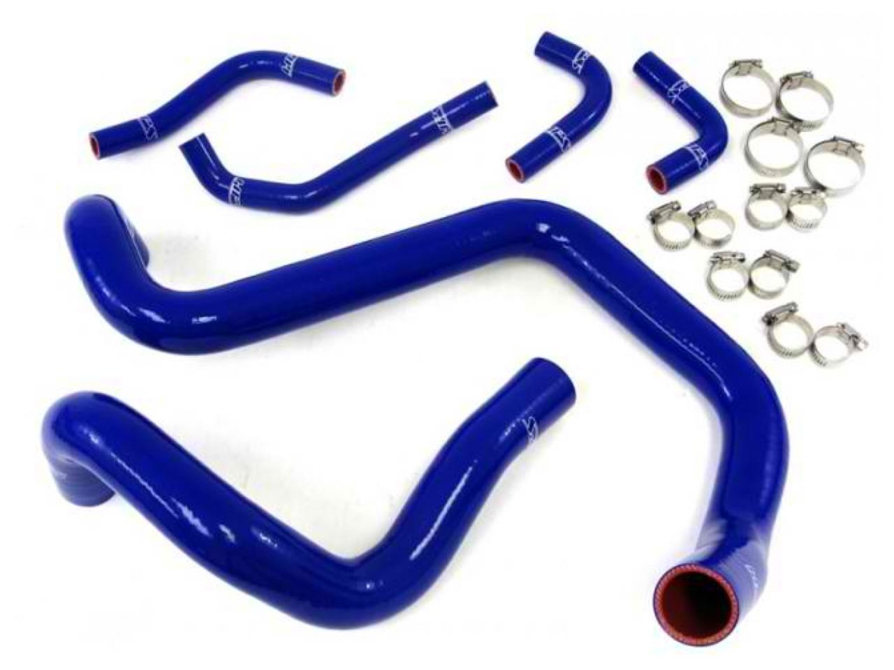 HPS Blue Reinforced Silicone Radiator + Heater Hose Kit Coolant Jeep 12-17 Wrangler JK & Unlimited 3.6L V6 Left Hand Drive