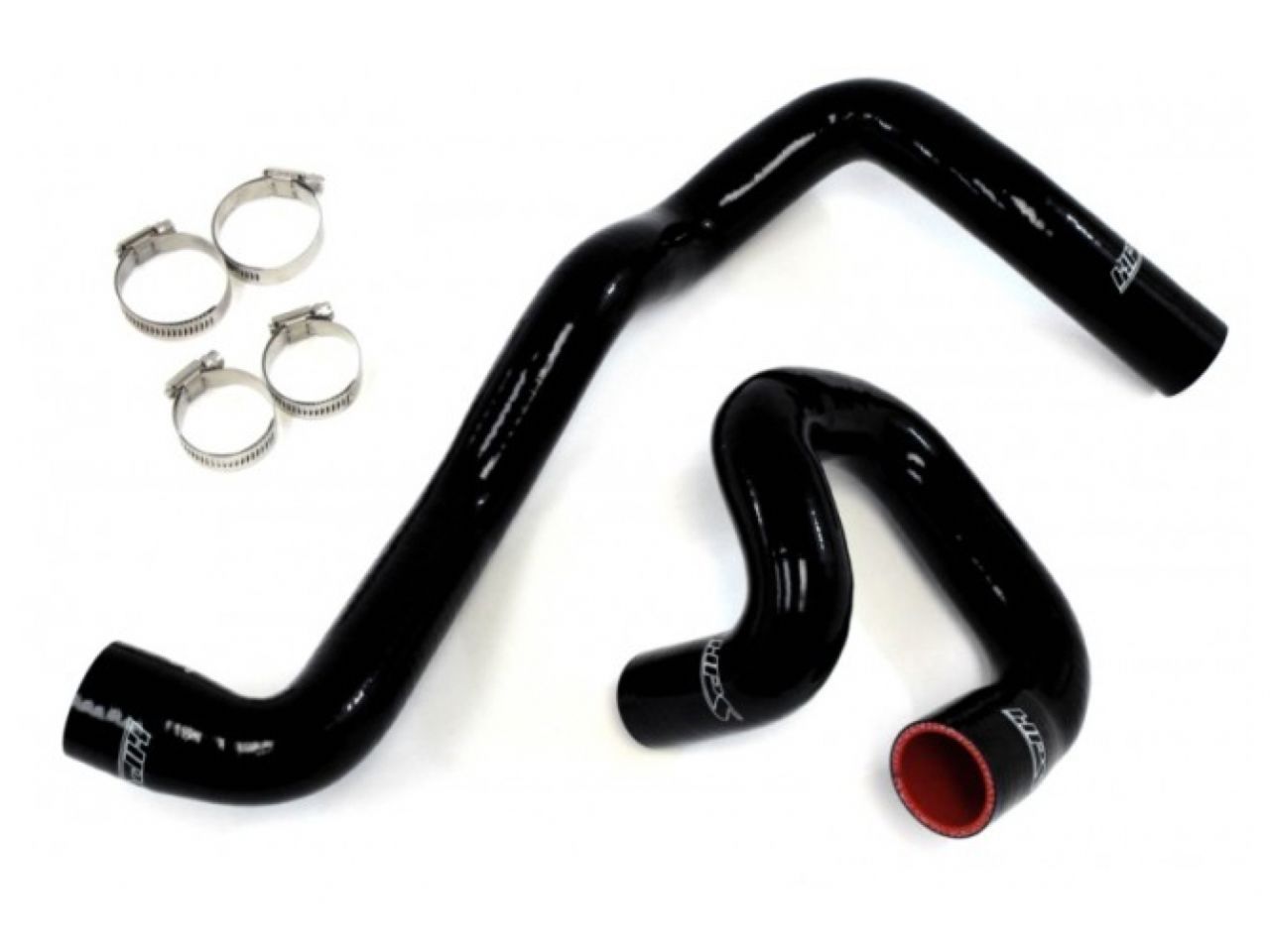 HPS Black Reinforced Silicone Radiator Hose Kit Coolant Ford 13-17 Focus ST Turbo 2.0L