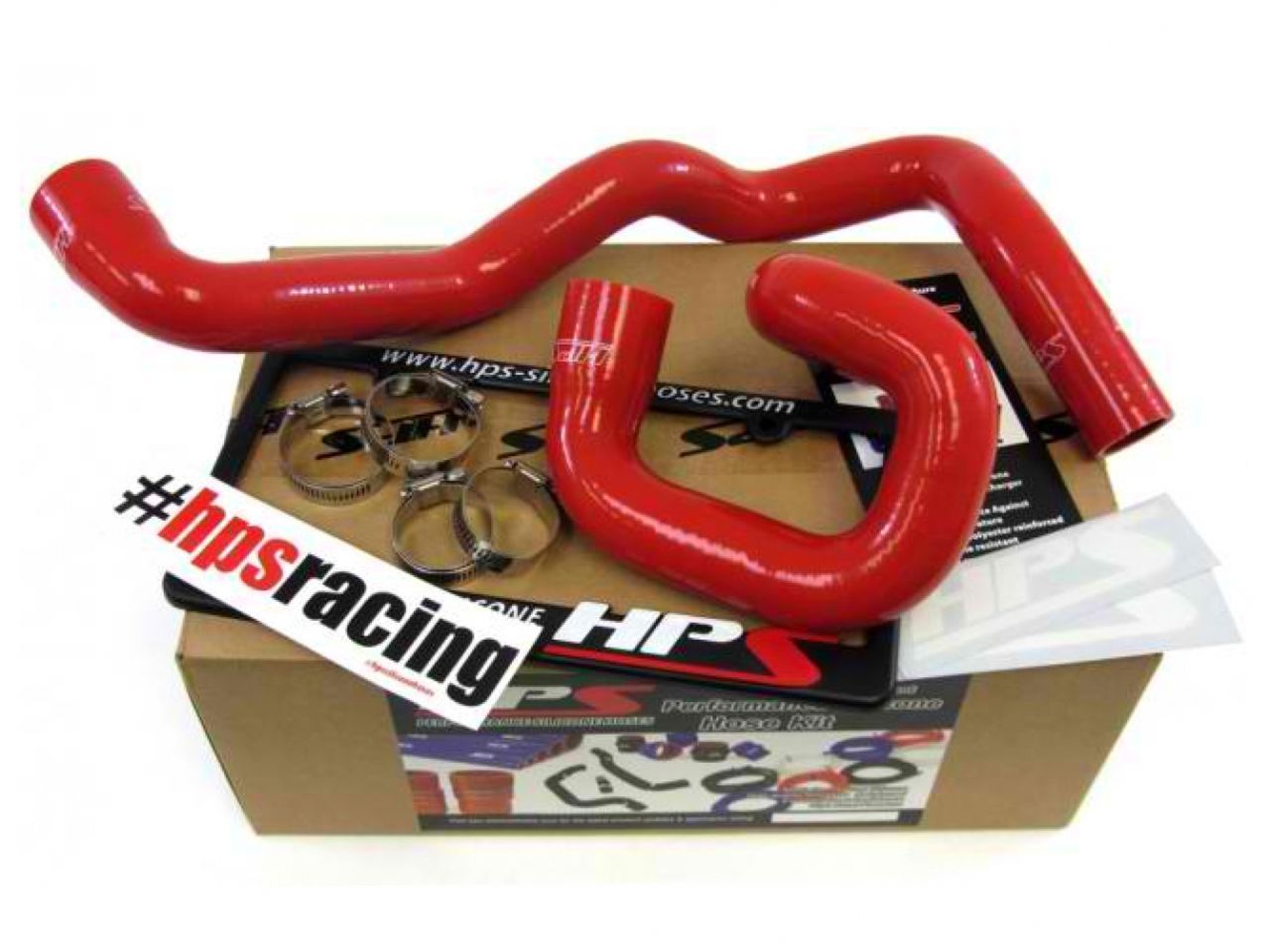 HPS Red Reinforced Silicone Radiator Hose Kit Coolant Ford 13-17 Focus ST Turbo 2.0L