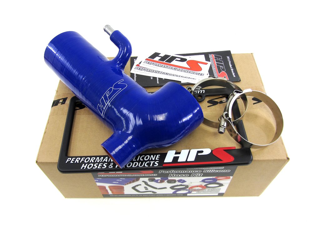 HPS Blue Reinforced Silicone Post MAF Air Intake Hose Kit - Retain Stock Sound Tube Subaru 13-16 BRZ