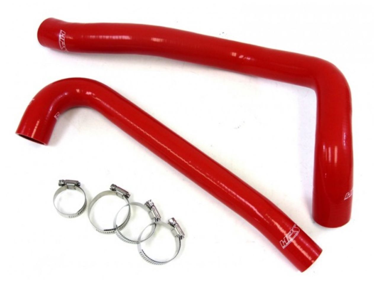 HPS Reinforced Red Silicone Radiator Hose Kit Coolant Jeep 97-02 Wrangler TJ 2.5L 4Cyl