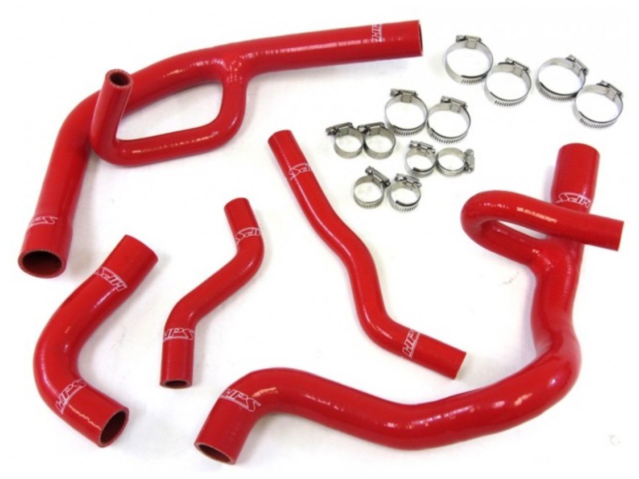 HPS Reinforced Red Silicone Radiator Hose Kit Coolant Dodge 13-16 Dart 2.0L 2.4L Non Turbo