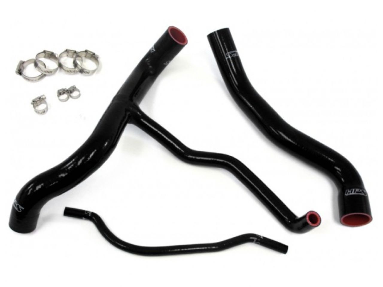 HPS Black Reinforced Silicone Radiator Hose Kit Coolant Chevy 10-11 Camaro SS 6.2L V8