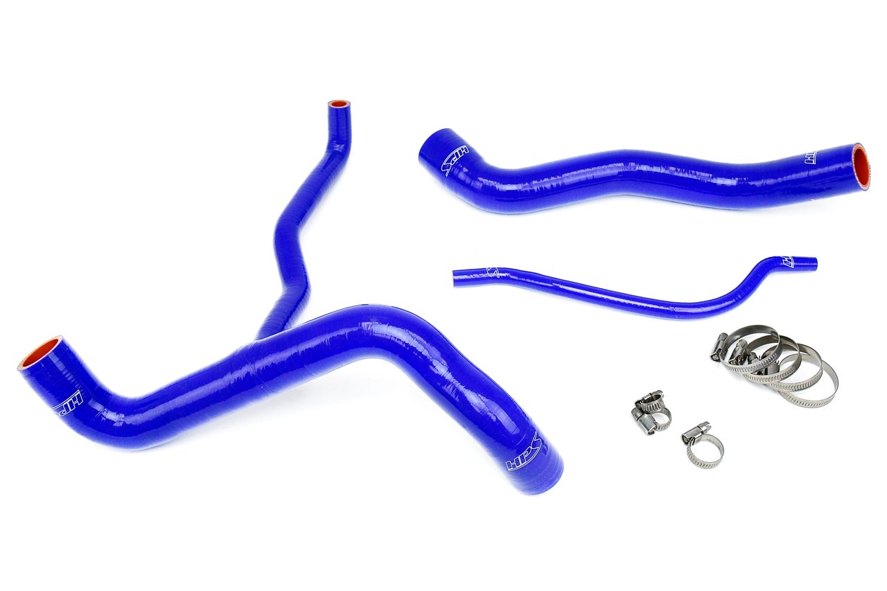 HPS Blue Reinforced Silicone Radiator Hose Kit Coolant Chevy 10-11 Camaro SS 6.2L V8