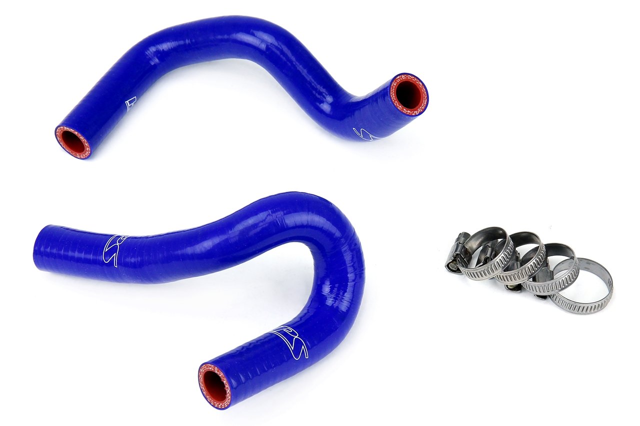 HPS Reinforced Blue Silicone Heater Hose Kit Coolant Mazda 90-93 Miata 1.6L