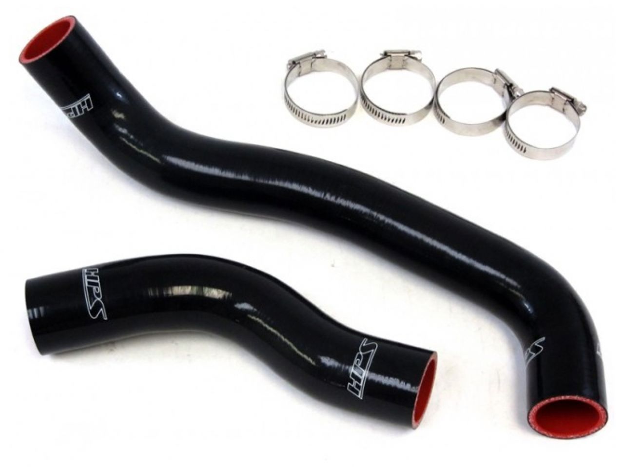 HPS Reinforced Black Silicone Radiator Hose Kit Coolant Mazda 86-88 RX7 1.3L NA Turbo