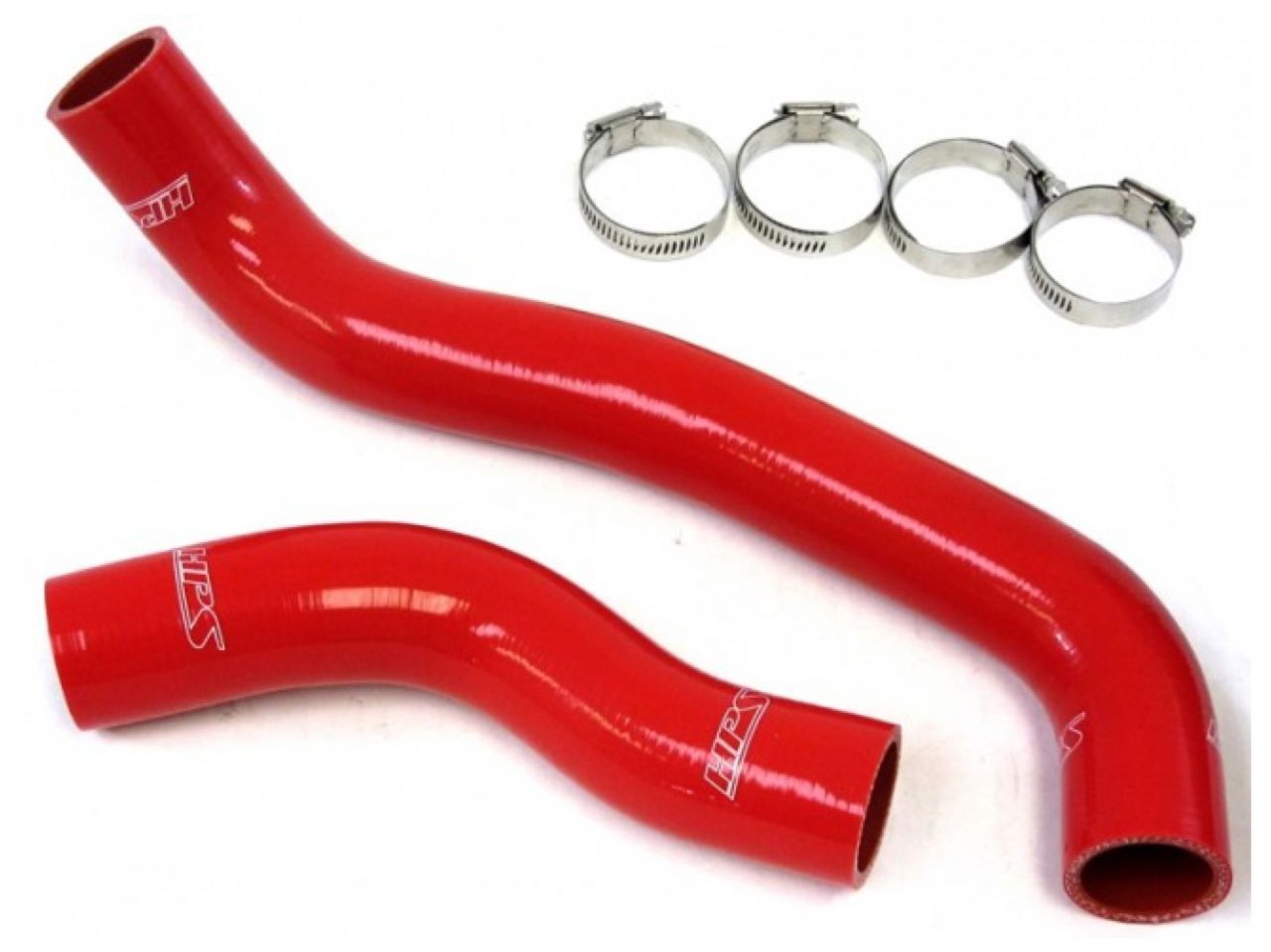 HPS Reinforced Red Silicone Radiator Hose Kit Coolant Mazda 86-88 RX7 1.3L NA Turbo