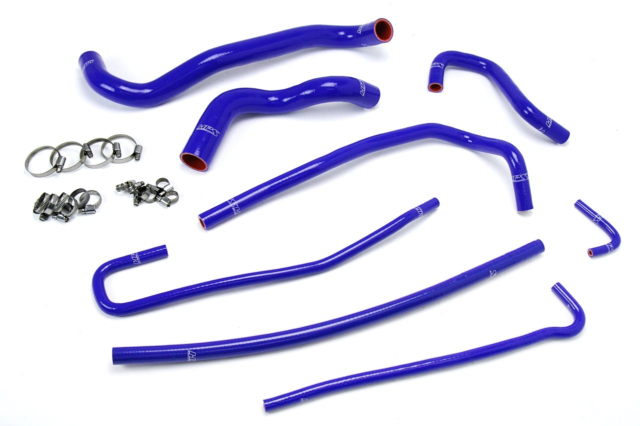 HPS Reinforced Blue Silicone Radiator + Heater Hose Kit Coolant Chevy 97-04 Corvette 5.7L V8