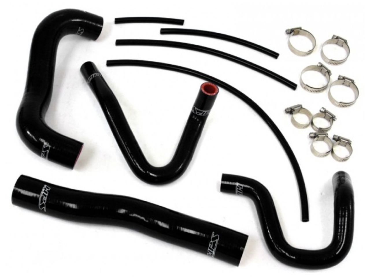 HPS Reinforced Black Silicone Radiator + Heater Hose Kit Coolant Hyundai 13-14 Genesis Coupe 2.0T Turbo 4Cyl