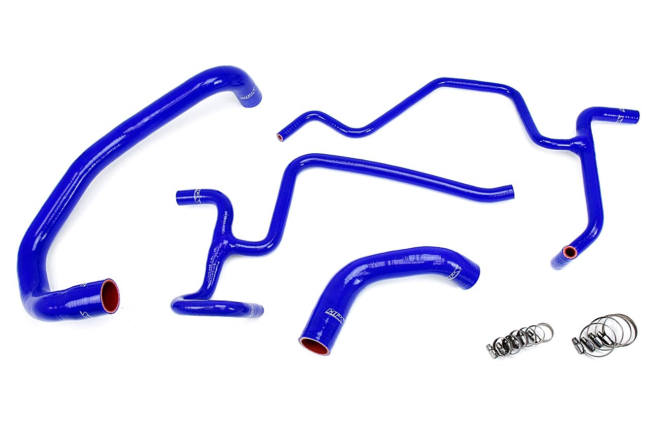 HPS Blue Reinforced Silicone Radiator Hose Kit Chrysler 05-10 300C R/T 5.7L V8