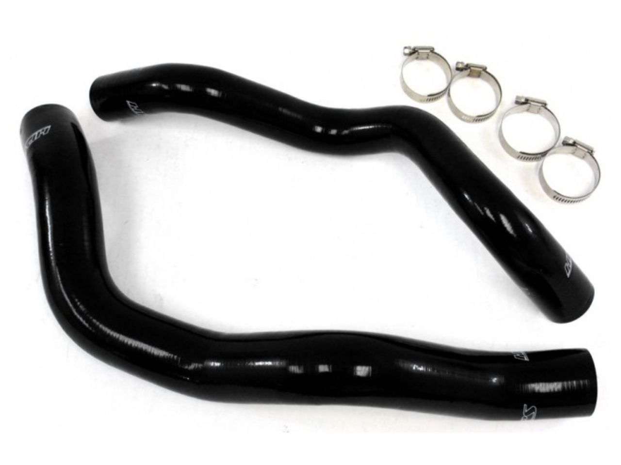 HPS Black Reinforced Silicone Radiator Hose Kit Ford 94-95 Mustang Base V6 3.8L