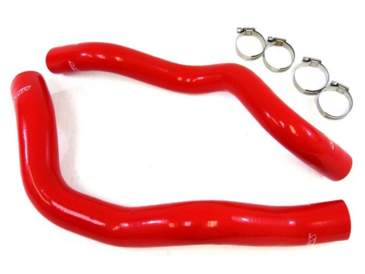 HPS Red Reinforced Silicone Radiator Hose Kit Ford 94-95 Mustang Base V6 3.8L