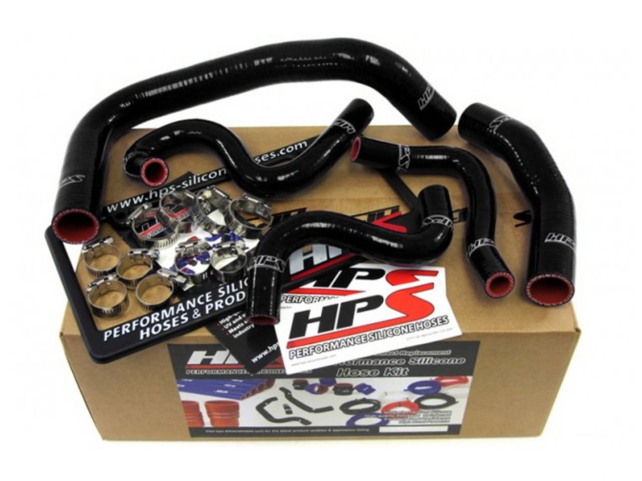 HPS Black Reinforced Silicone Radiator + Heater Hose Kit Toyota 85-87 Corolla AE86 4A-GEU Left Hand Drive