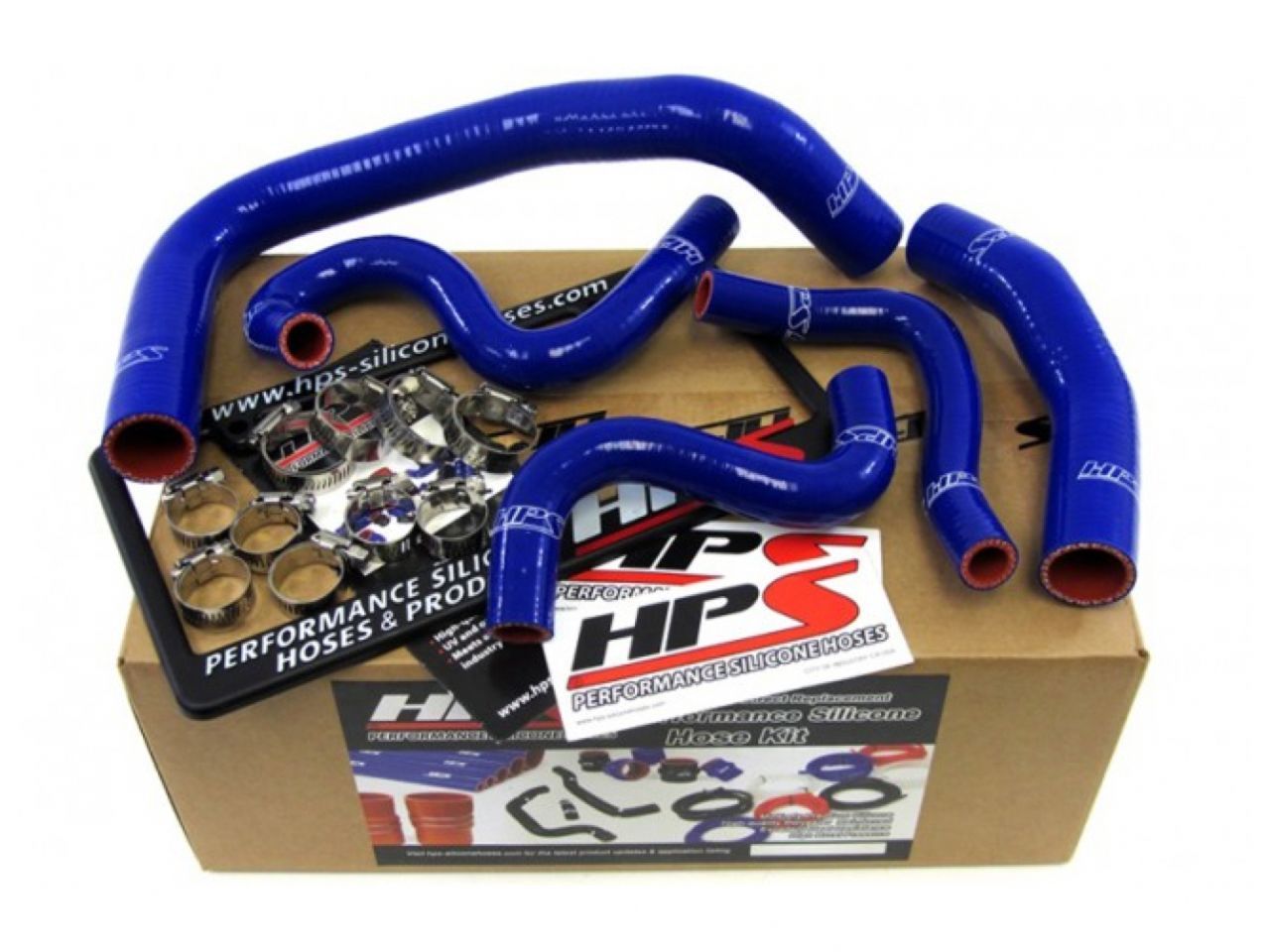 HPS Blue Reinforced Silicone Radiator + Heater Hose Kit Toyota 85-87 Corolla AE86 4A-GEU Left Hand Drive