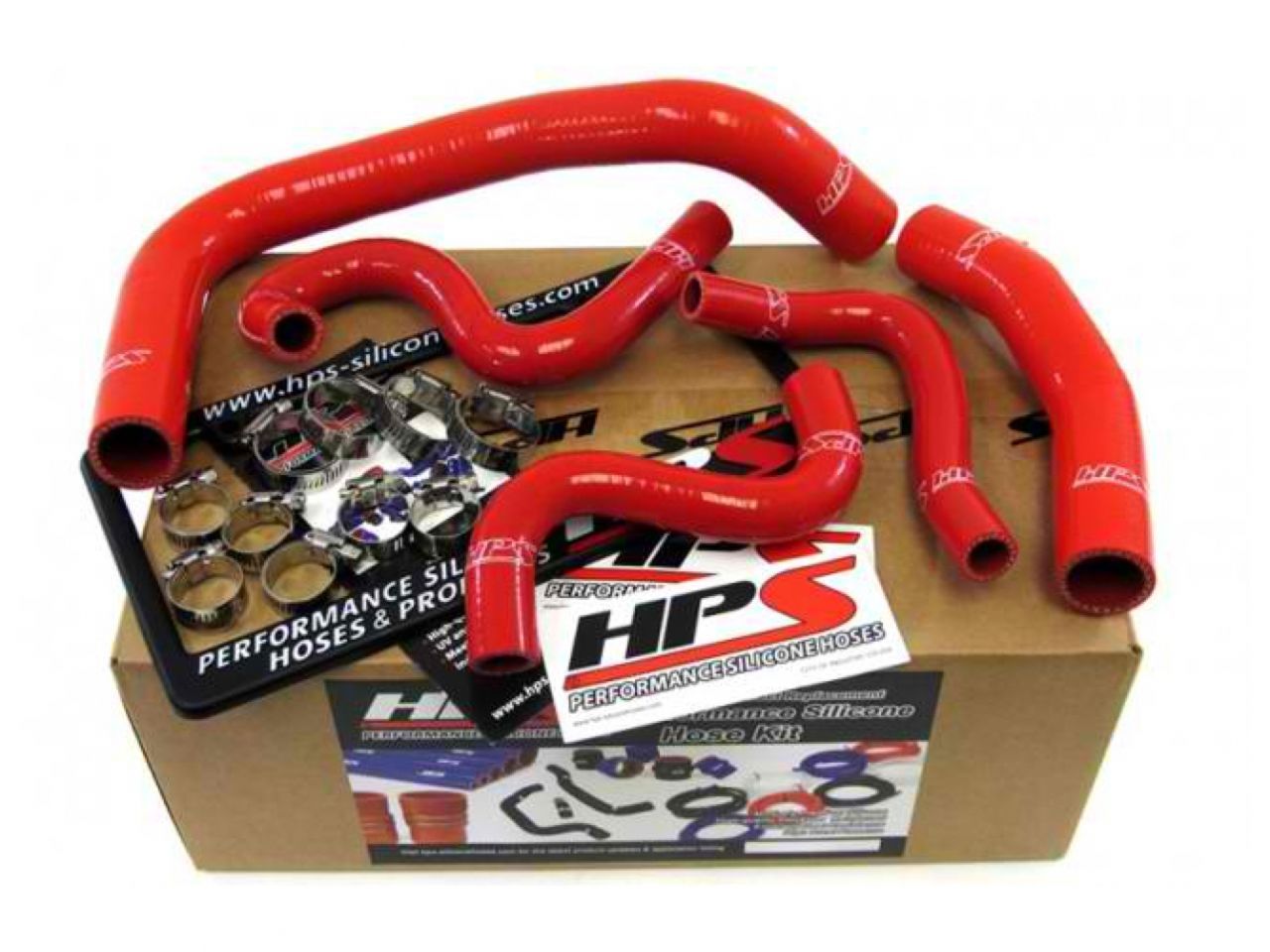 HPS Red Reinforced Silicone Radiator + Heater Hose Kit Toyota 85-87 Corolla AE86 4A-GEU Left Hand Drive