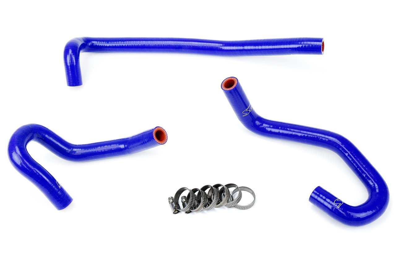 HPS Blue Reinforced Silicone Heater Hose Kit Toyota 00-06 Sequoia V8 4.7L Left Hand Drive