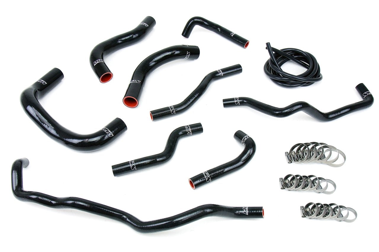 HPS Silicone Radiator + Heater Coolant Hose Kit Scion 2008-2015 iQ 1.3L 4cyl, 57-1341