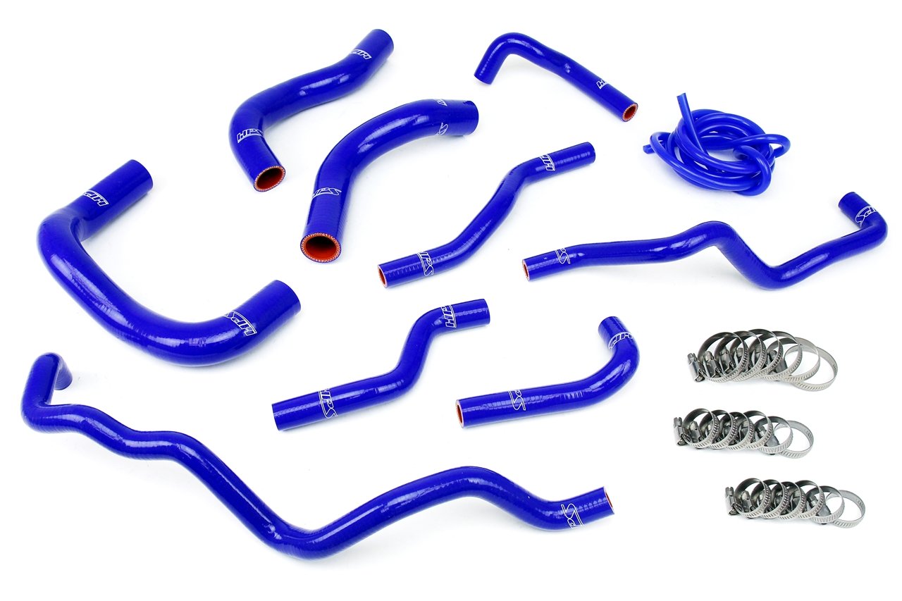 HPS Reinforced Blue Silicone Radiator + Heater Hose Kit Coolant Scion 08-14 iQ 1.3L