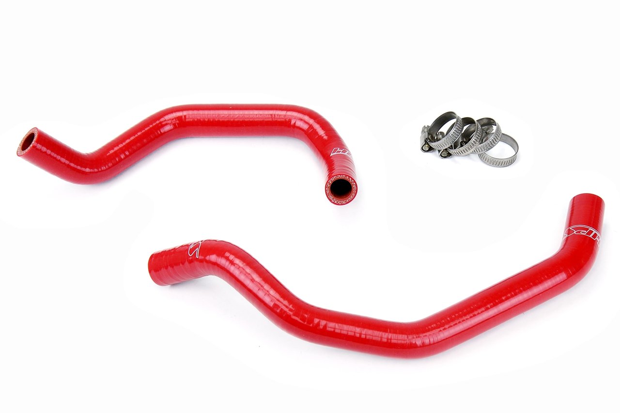 HPS Red Reinforced Silicone Heater Hose Kit Toyota 12-17 Tundra V8 5.7L Left Hand Drive