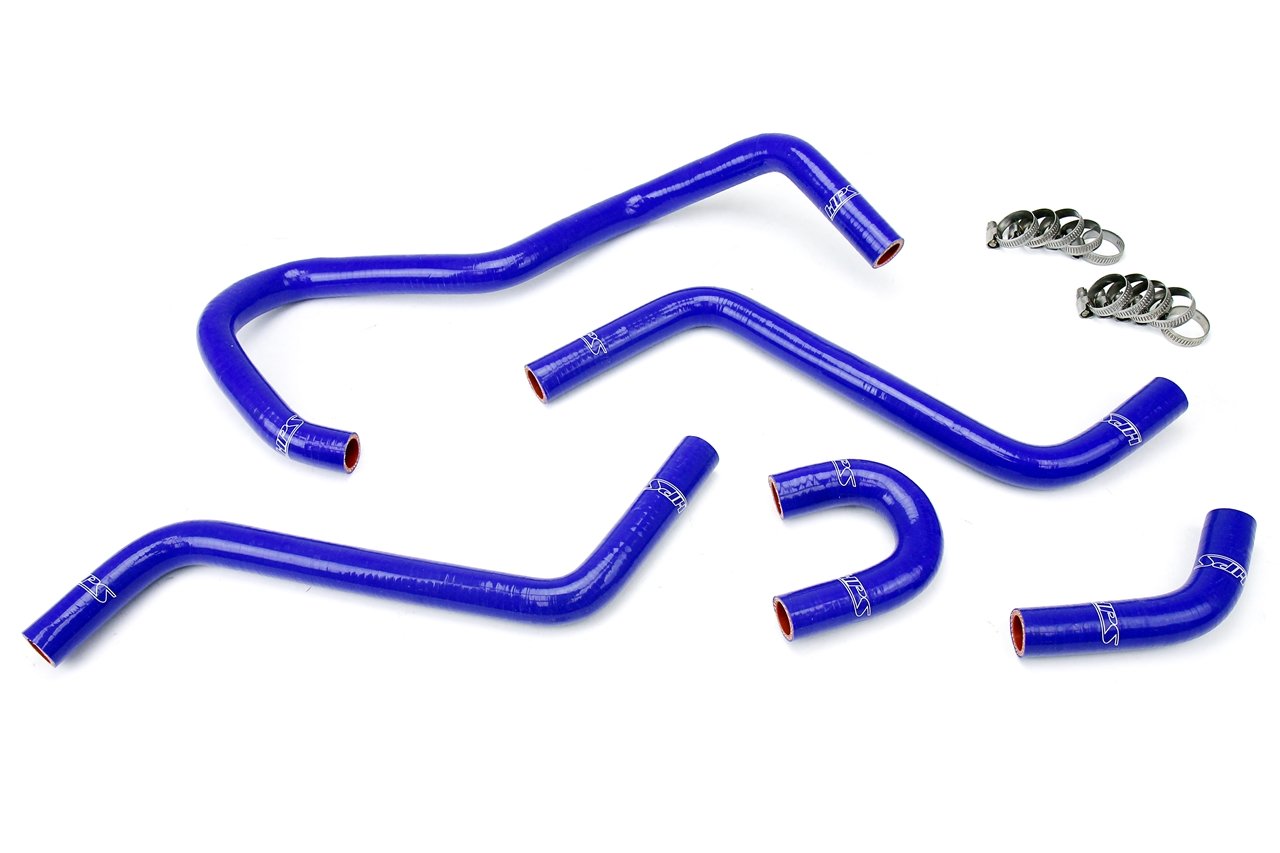 HPS Silicone Radiator Coolant Hose Kit Yamaha 2004-2007 YXR450 YXR660 Rhino, 57-1345