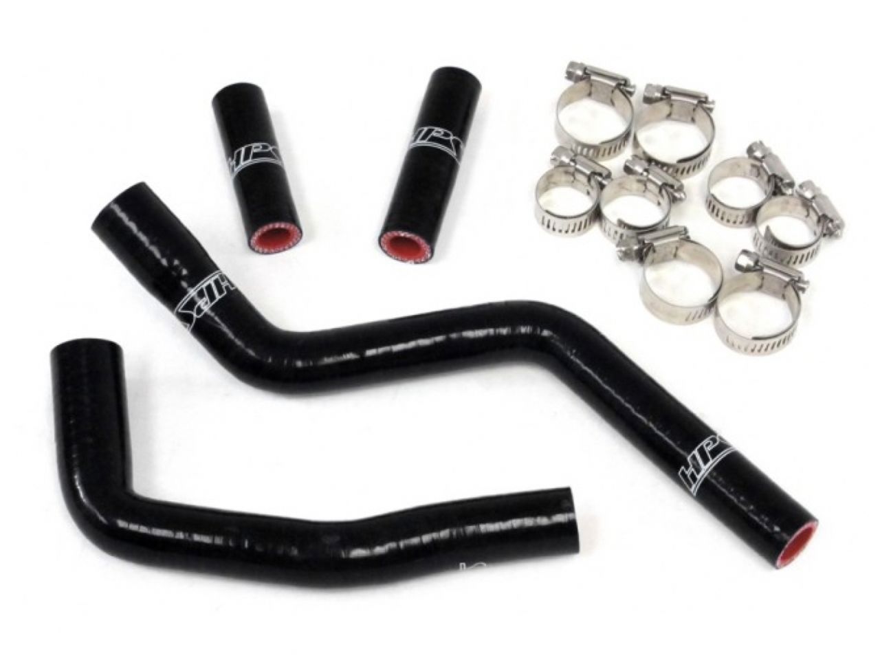 HPS Black Reinforced Silicone Radiator Hose Kit Yamaha 02-18 YZ125 2 Stroke