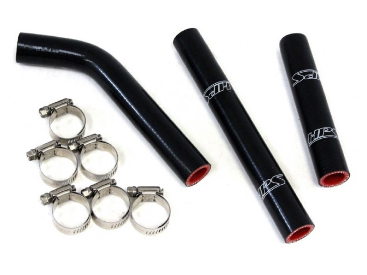 HPS Black Reinforced Silicone Radiator Hose Kit KTM 07-10 125SX 144SX 150SX