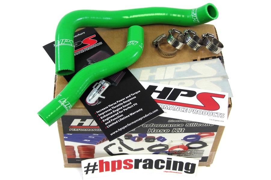 HPS Green Reinforced Silicone Radiator Hose Kit Kawasaki 03-07 KFX400