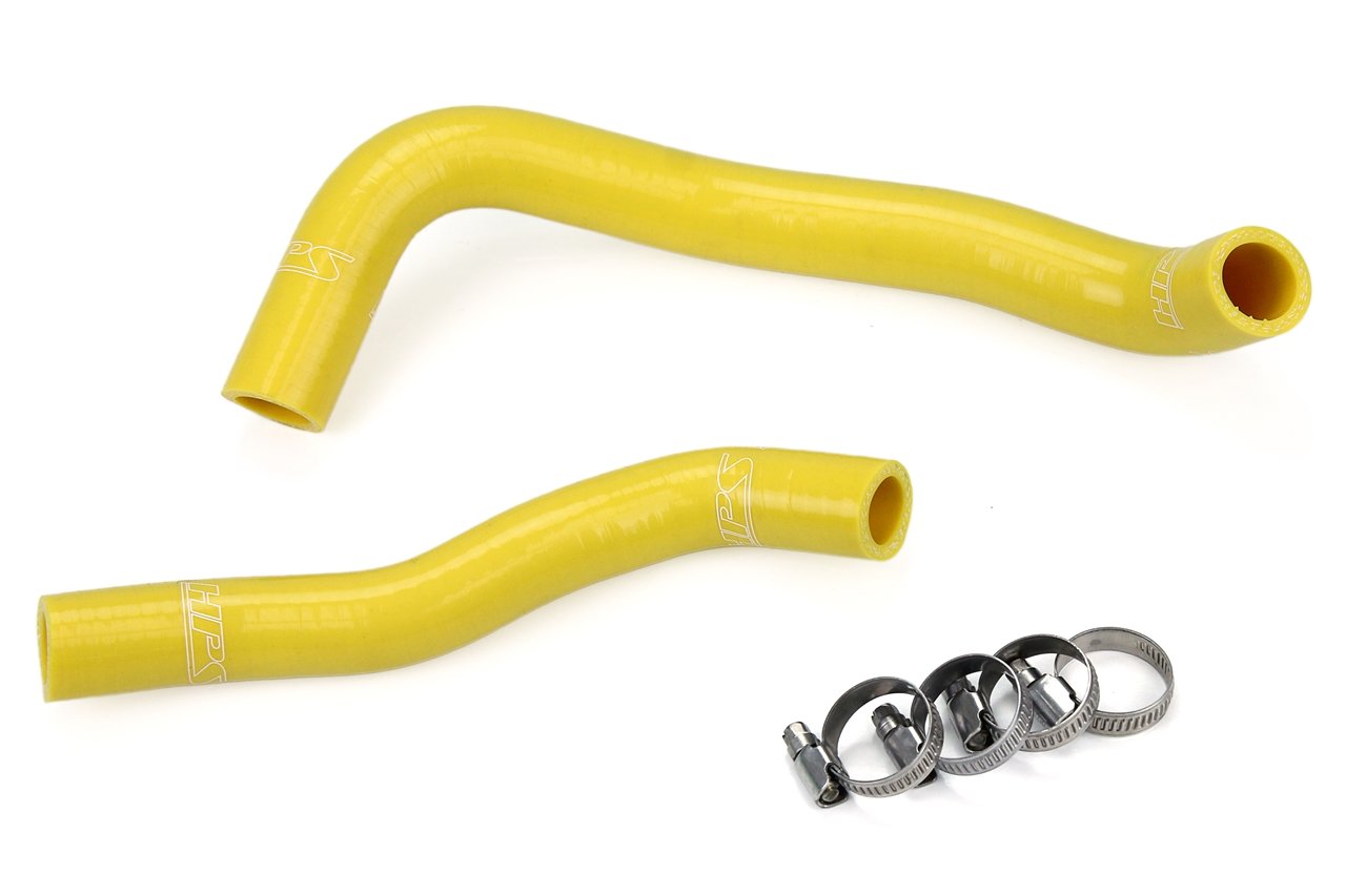 HPS Yellow Reinforced Silicone Radiator Hose Kit Kawasaki 03-07 KFX400