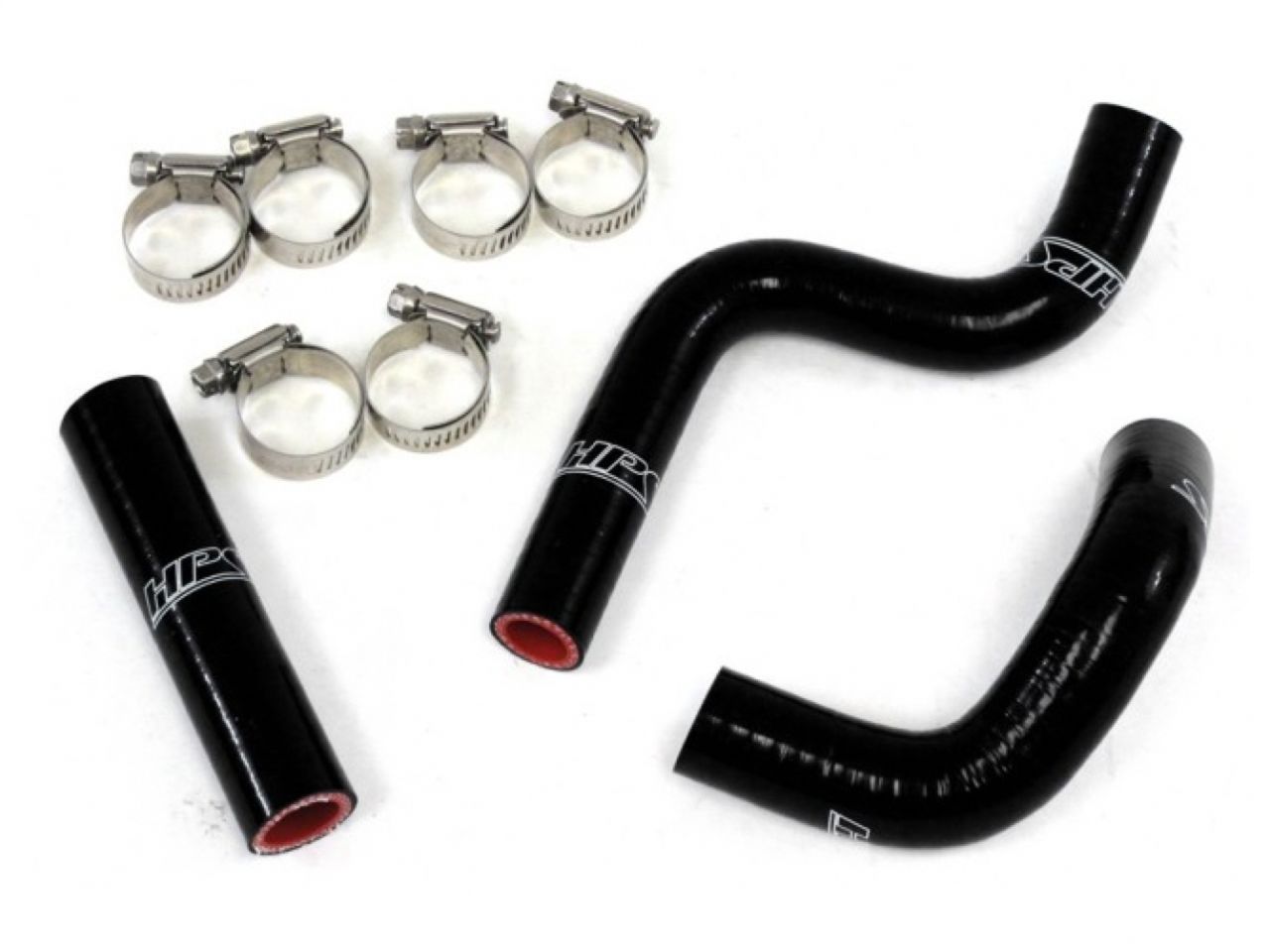 HPS Black Reinforced Silicone Radiator Hose Kit Kawasaki 98-12 KX80 KX85 KX100