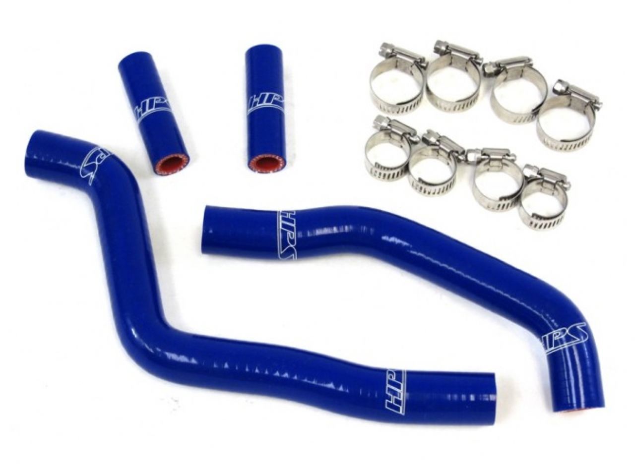 HPS Blue Reinforced Silicone Radiator Hose Kit Kawasaki 03-08 KX125 2 Stroke