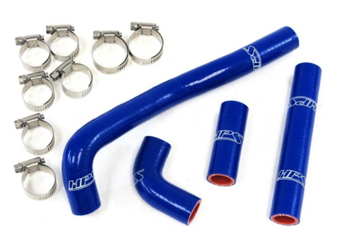 HPS Blue Reinforced Silicone Radiator Hose Kit Kawasaki 88-04 KX500