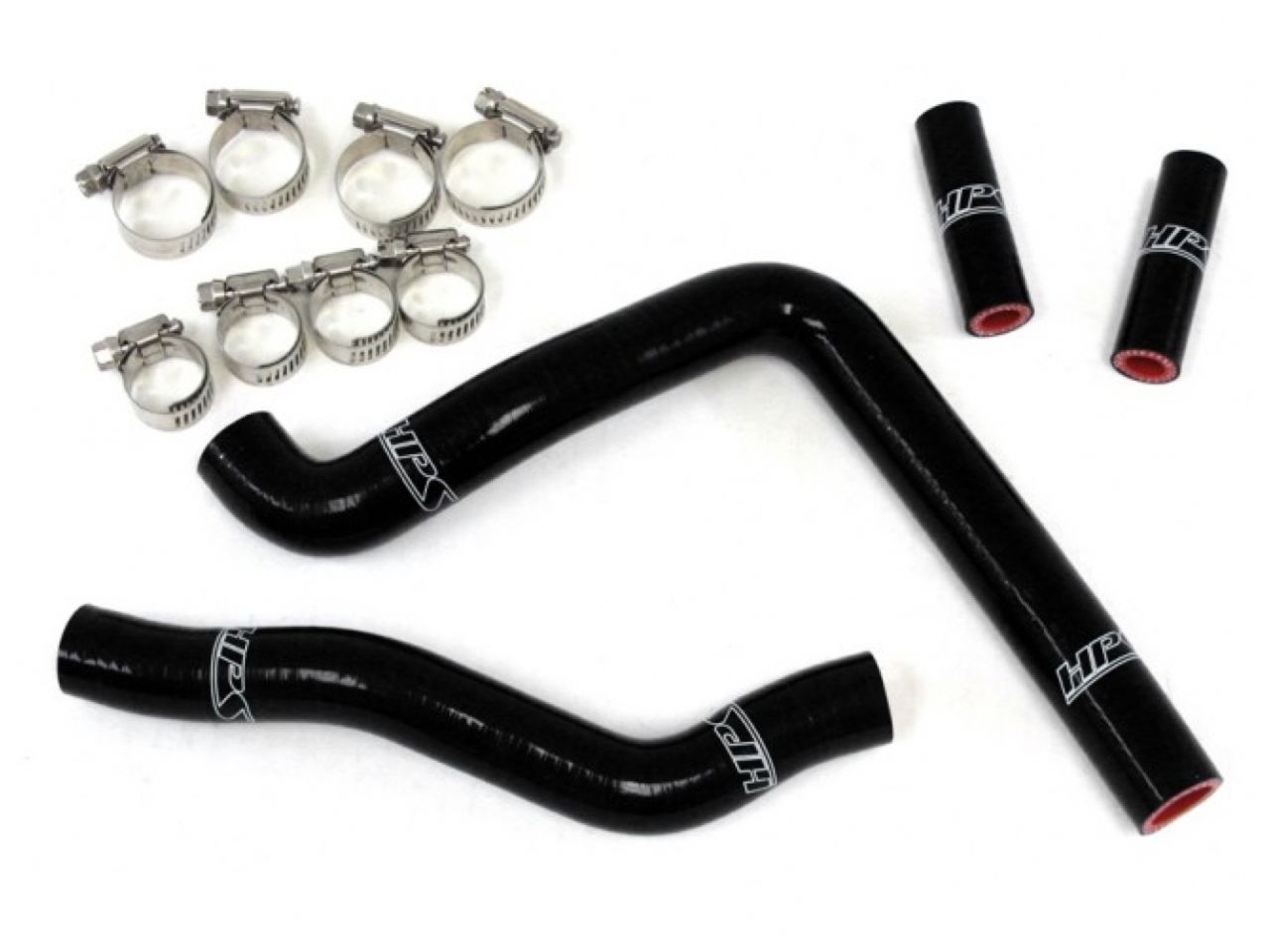 HPS Black Reinforced Silicone Radiator Hose Kit Kawasaki 05-08 KX250