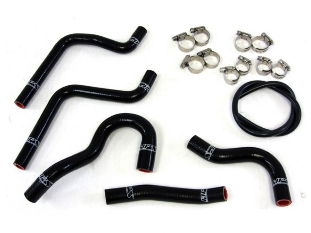 HPS Black Reinforced Silicone Radiator Hose Kit Honda 03-04 CR125R 2 Stroke