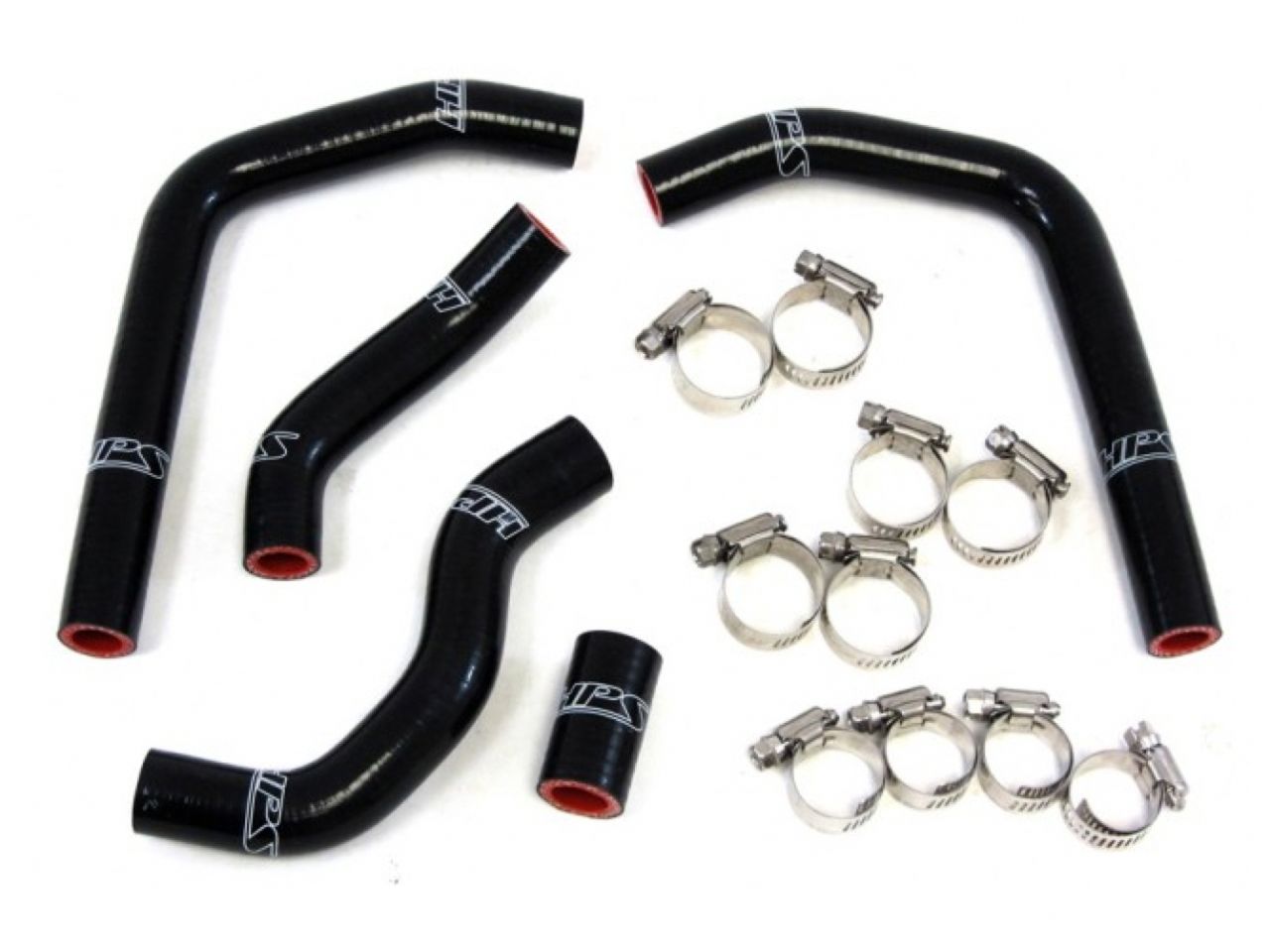 HPS Black Reinforced Silicone Radiator Hose Kit Honda 05-08 CR125R 2 Stroke