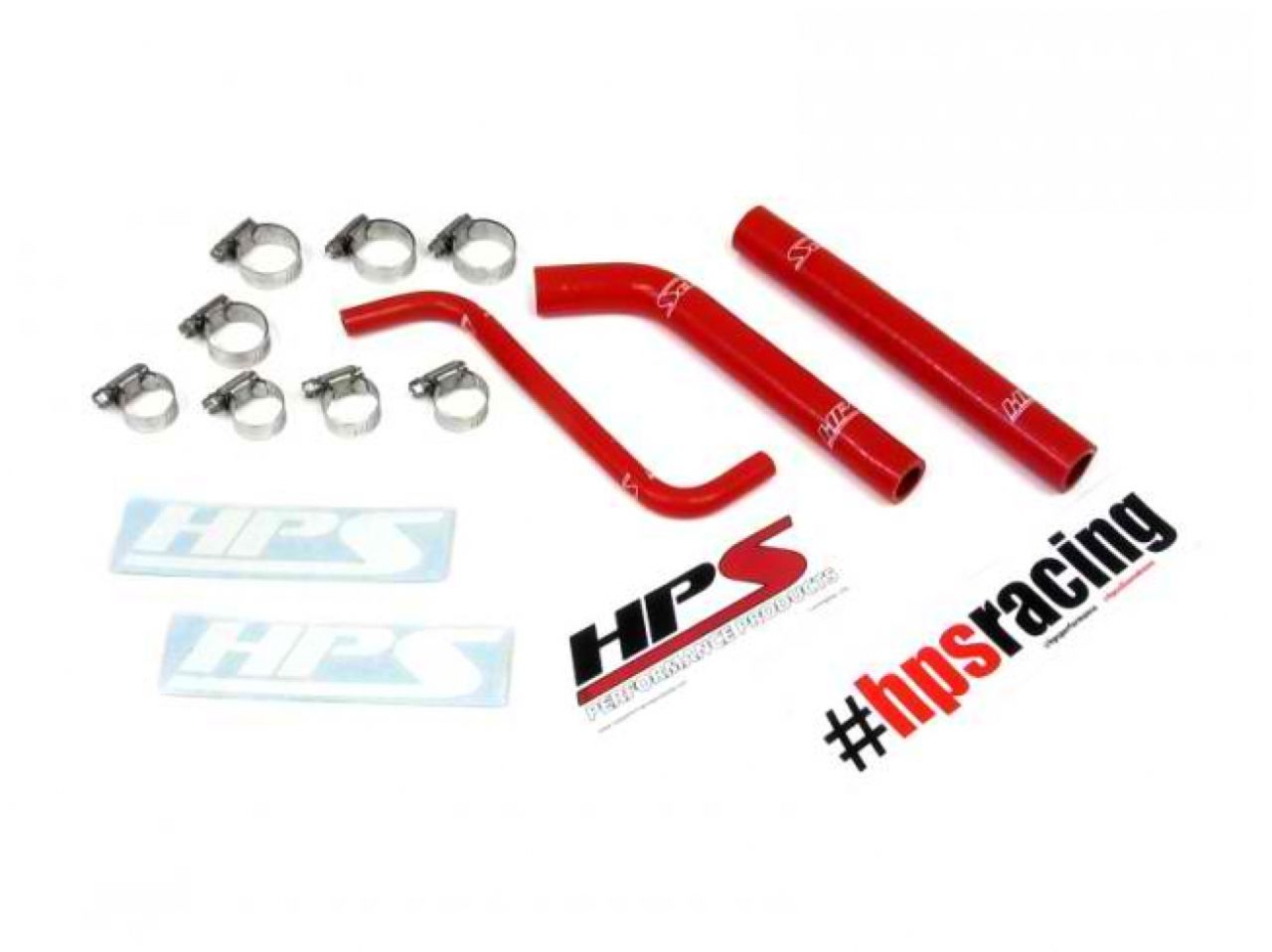 HPS Red Reinforced Silicone Radiator Hose Kit Honda 04-09 TRX450R