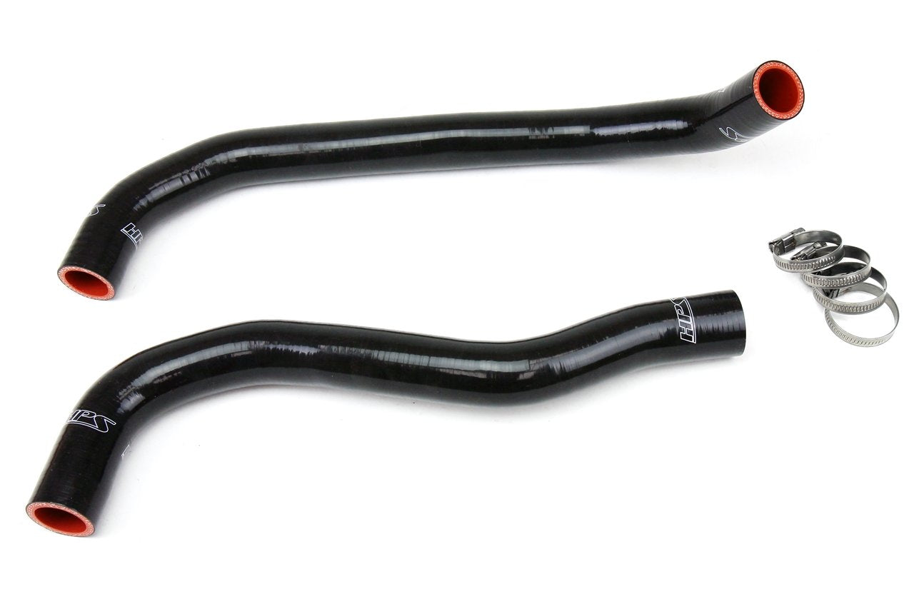 HPS Reinforced Black Silicone Radiator Hose Kit Coolant Honda 08-12 Accord 2.4L 4Cyl