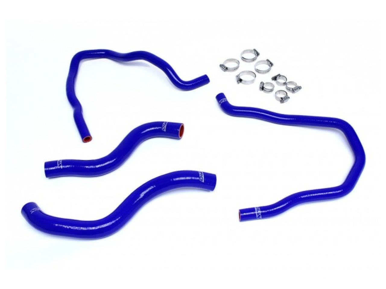 HPS Blue Reinforced Silicone Radiator + Heater Hose Kit Honda 13-17 Accord 2.4L LHD