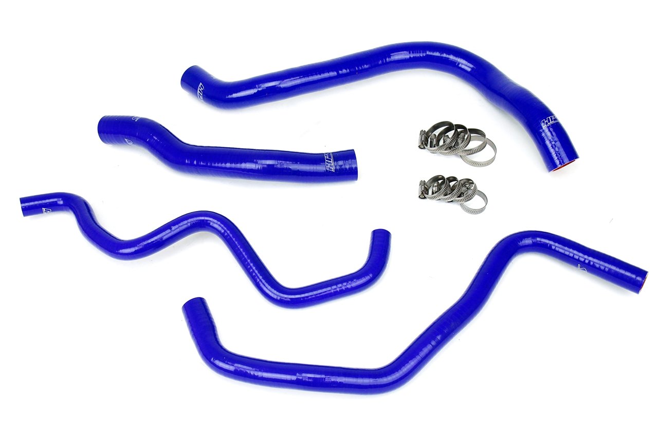 HPS Blue Reinforced Silicone Radiator + Heater Hose Kit Honda 08-12 Accord 3.5L V6 LHD