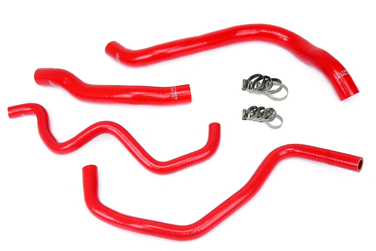 HPS Red Reinforced Silicone Radiator + Heater Hose Kit Acura 10-14 TSX 3.5L V6 LHD