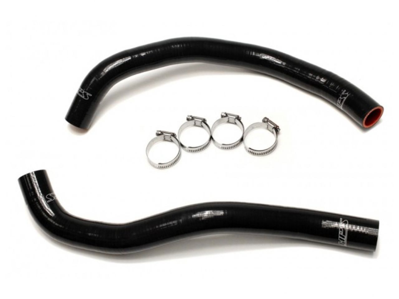 HPS Black Reinforced Silicone Radiator Hose Kit Coolant Honda 03-07 Accord 2.4L 4Cyl