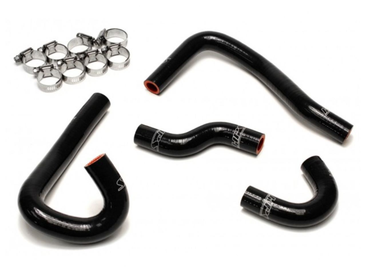 HPS Black Reinforced Silicone Heater Hose Kit Mazda 93-95 RX7 FD3S