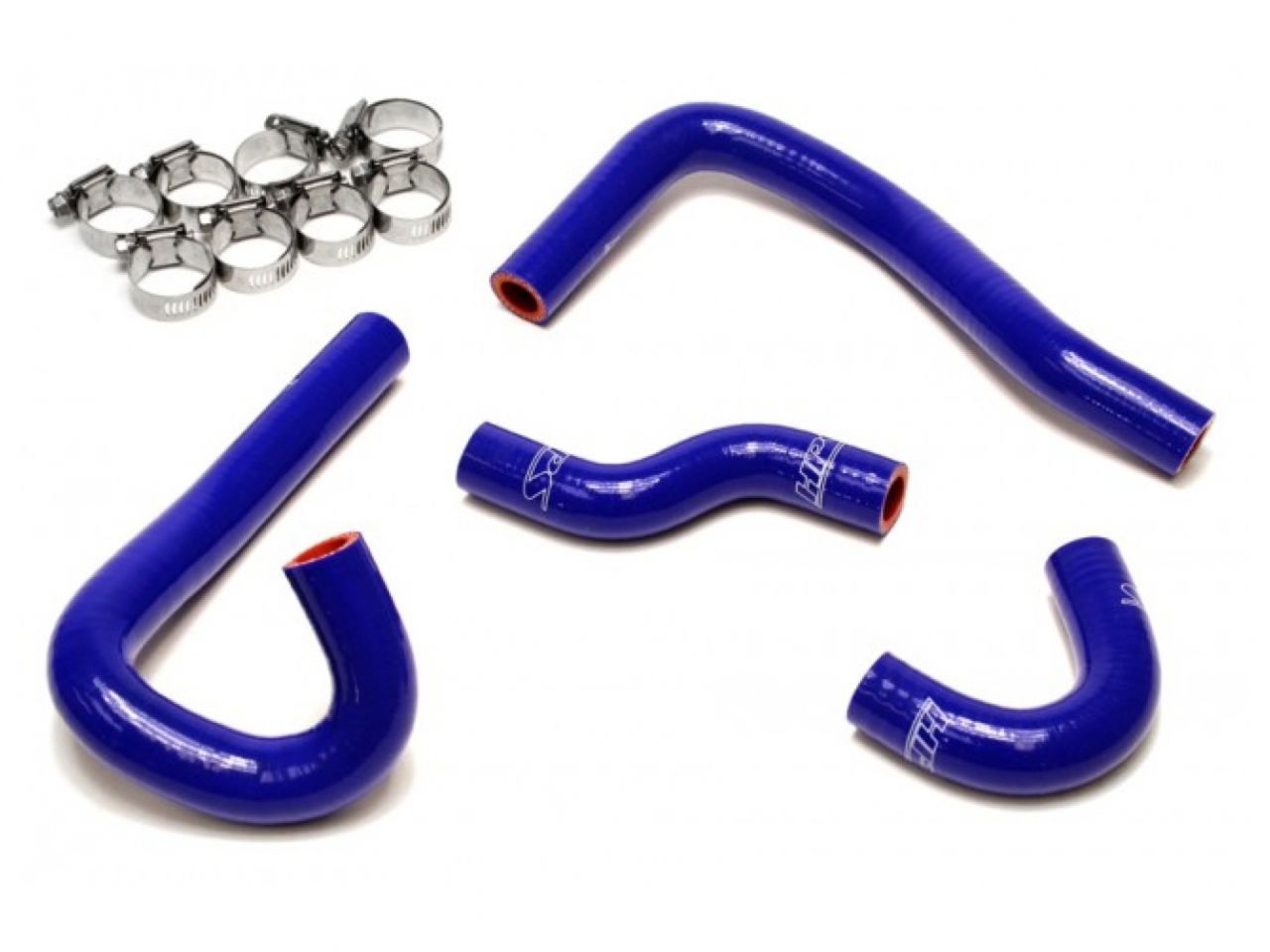 HPS Blue Reinforced Silicone Heater Hose Kit Mazda 93-95 RX7 FD3S