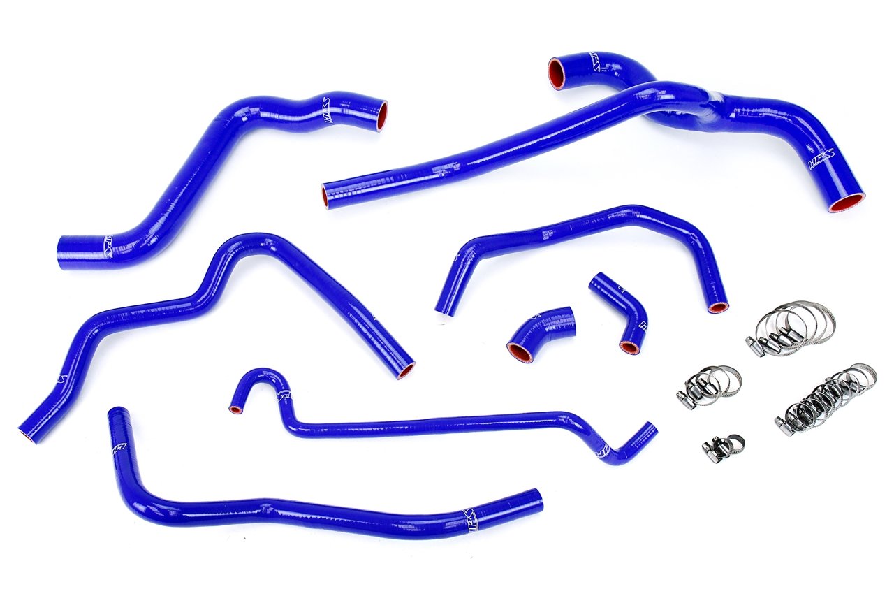 HPS Silicone Radiator + Heater Coolant Hose Kit Ford 2005-2010 Mustang 4.0L V6, 57-1400